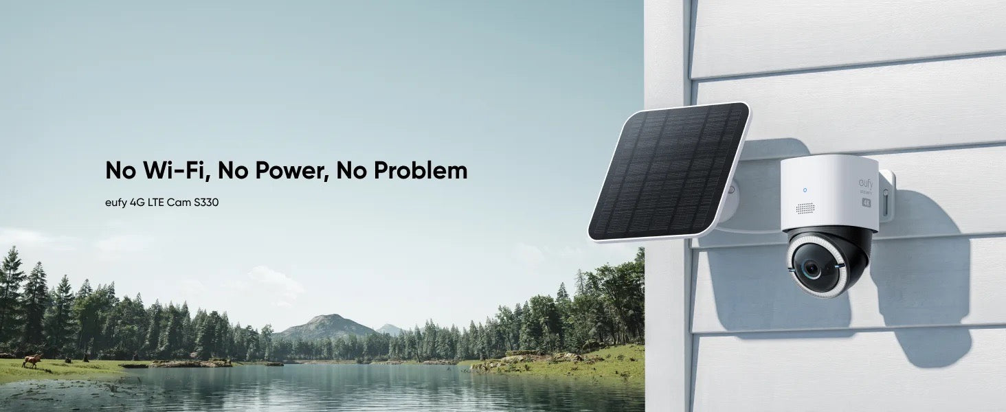 Solar cellular camera monitoring a remote outdoor property