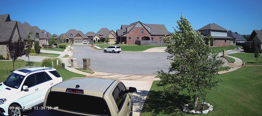 4K PoE security camera image-quality detail