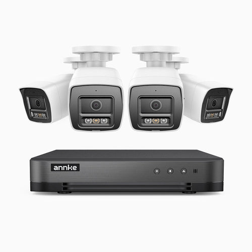 ANNKE H800 NVR with four bullet cameras