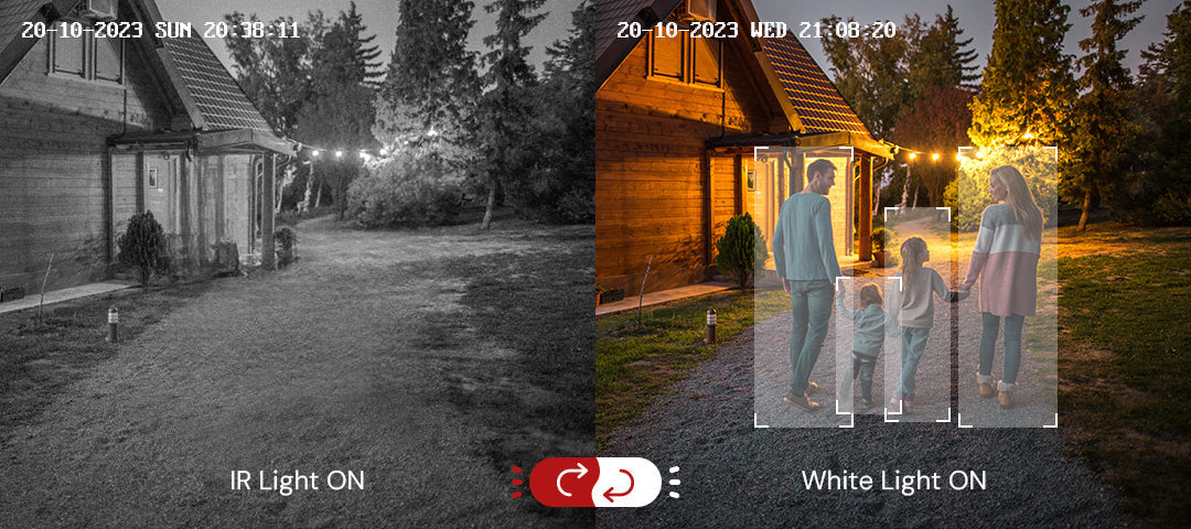 Smart dual-light night-view comparison